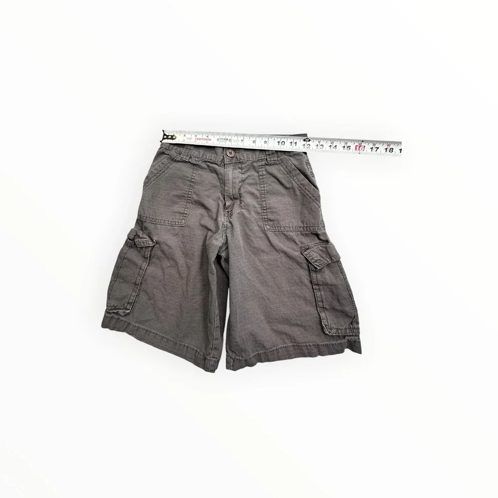Copper Denim Cargo Shorts Boys 8 Grey 9E3275C‎ Wide Leg Utilitarian Gorpcore